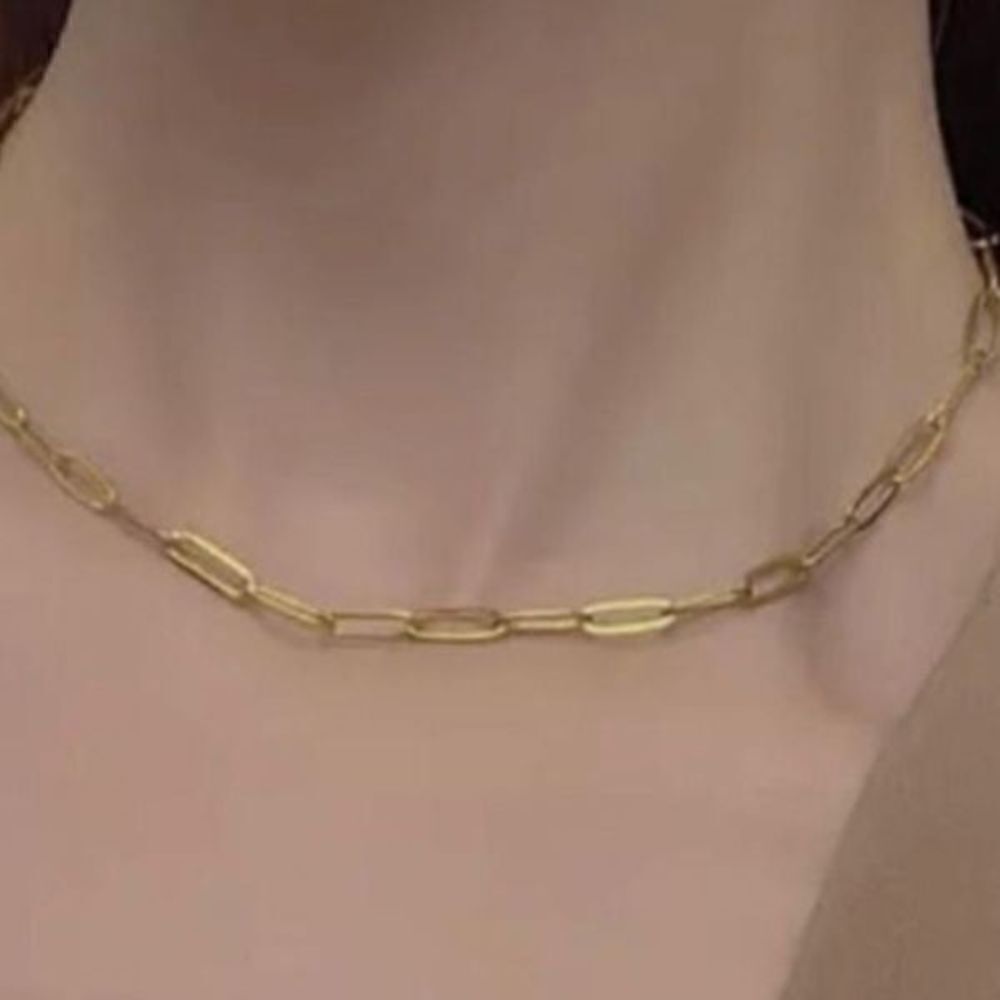 The Latest Obsession in Gold chain link necklace 18”